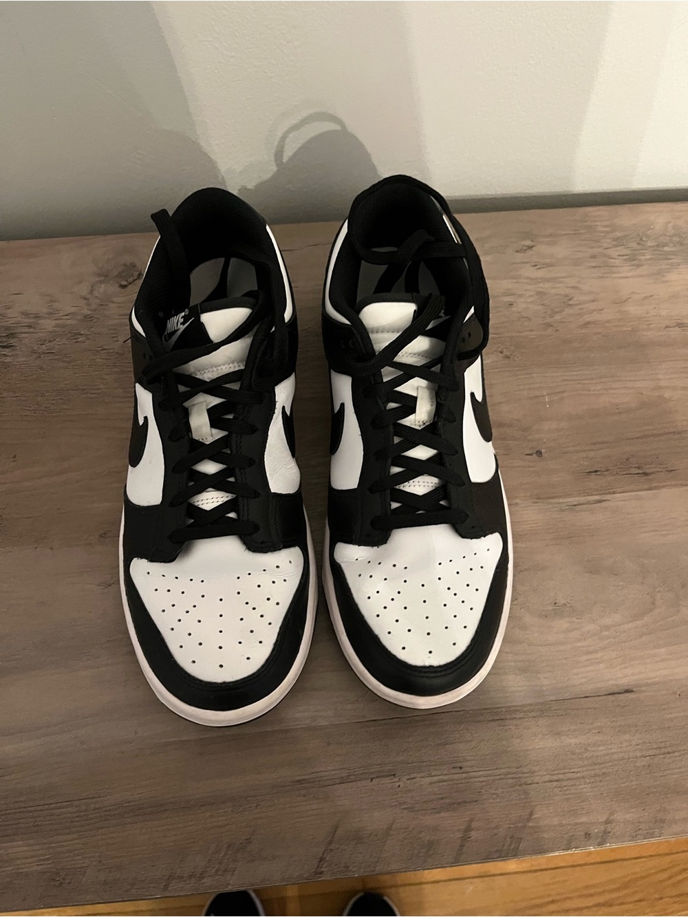 Nike Black and White Low-Top Sneakers